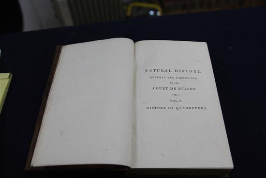 Buffon, Georges Louis Marie Leclerc, Comte de - Natural History, General and Particular, 20 vols, 8vo, rebacked